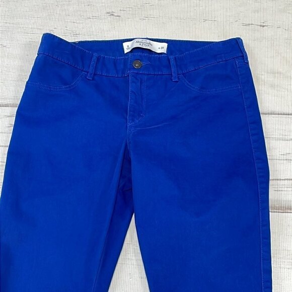 Abercrombie & Fitch Pants Skinny Blue Denim Size 8 29 - Picture 5 of 11